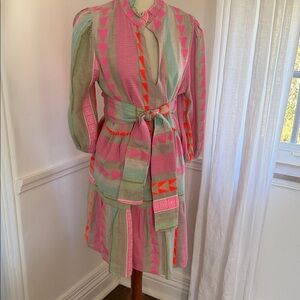 Sofia Colorful Geometric Patterned Dress